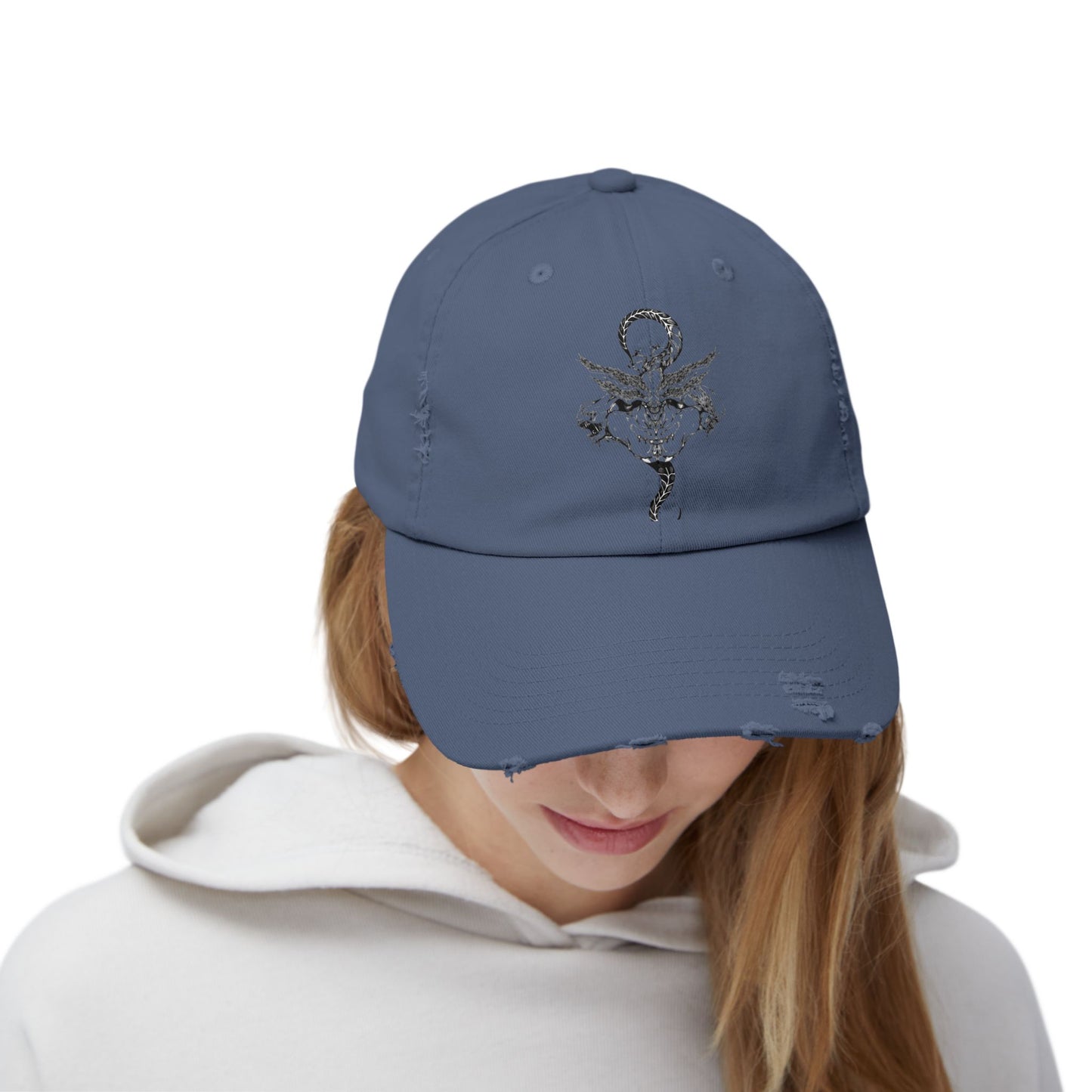 Anime Hat - Jujutsu Kaisen Mahoraga Character Name Distressed Cap