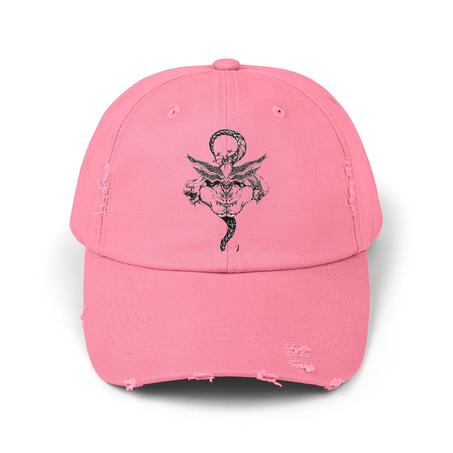 Anime Hat - Jujutsu Kaisen Mahoraga Character Name Distressed Cap