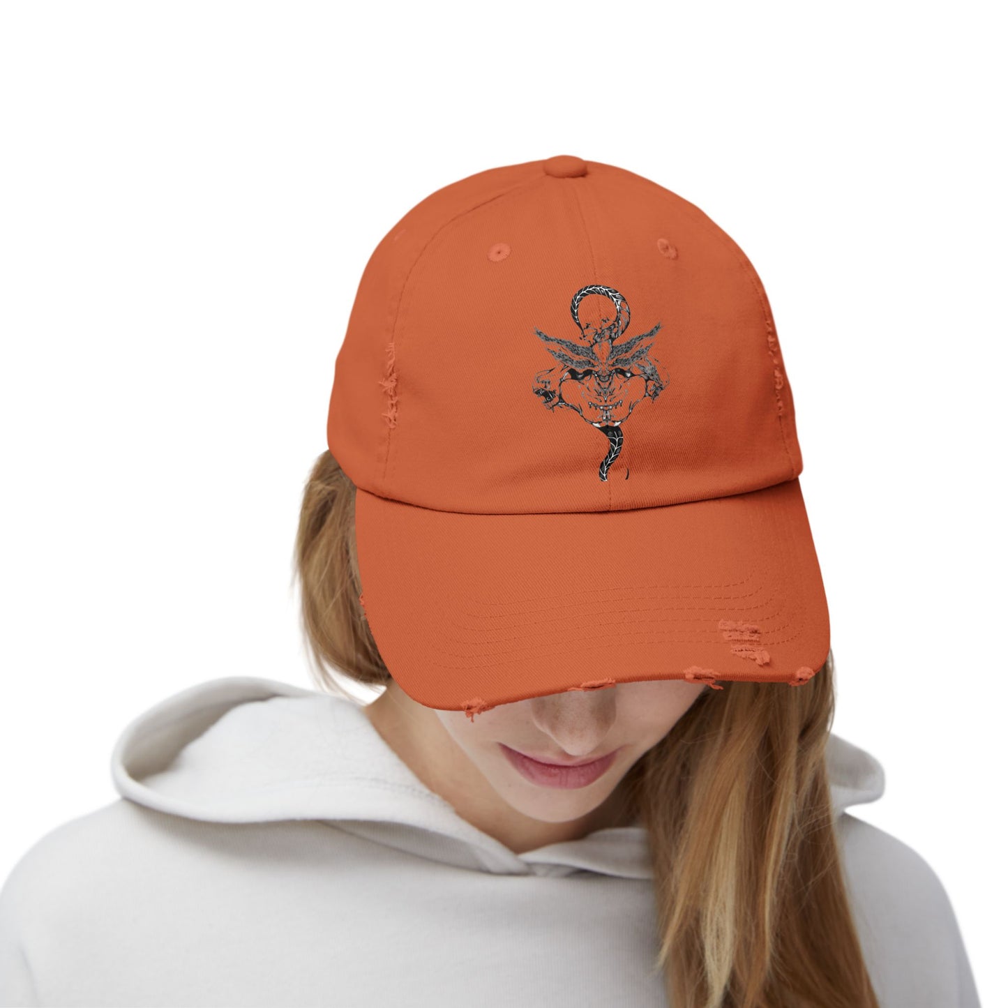 Anime Hat - Jujutsu Kaisen Mahoraga Character Name Distressed Cap