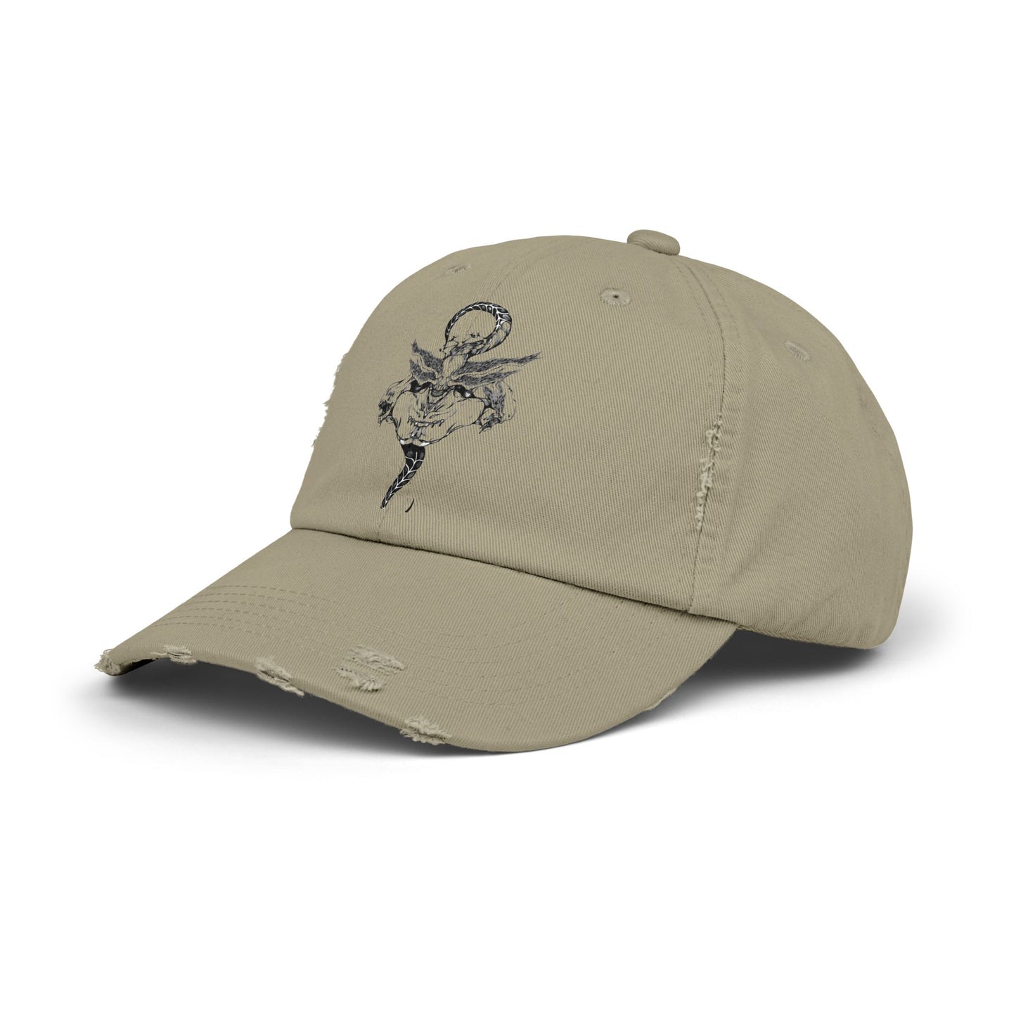 Anime Hat - Jujutsu Kaisen Mahoraga Character Name Distressed Cap