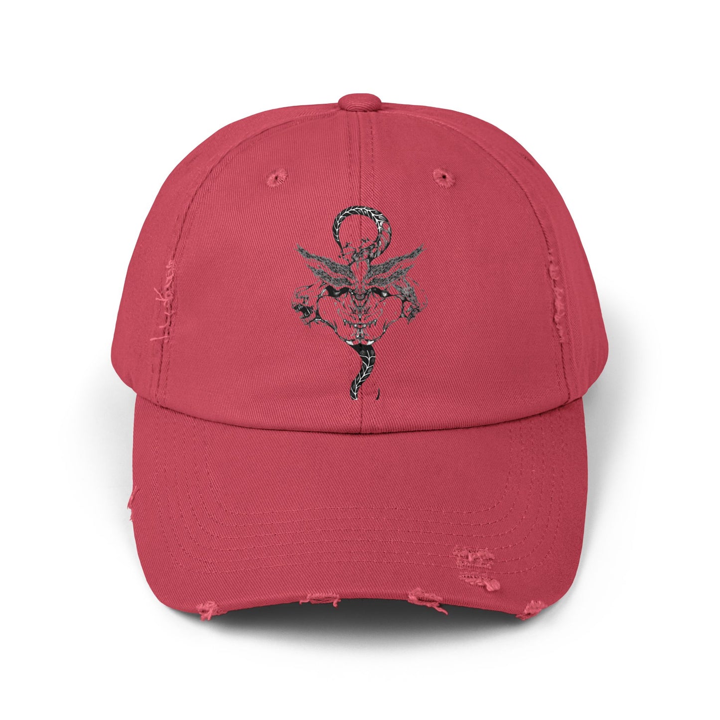 Anime Hat - Jujutsu Kaisen Mahoraga Character Name Distressed Cap