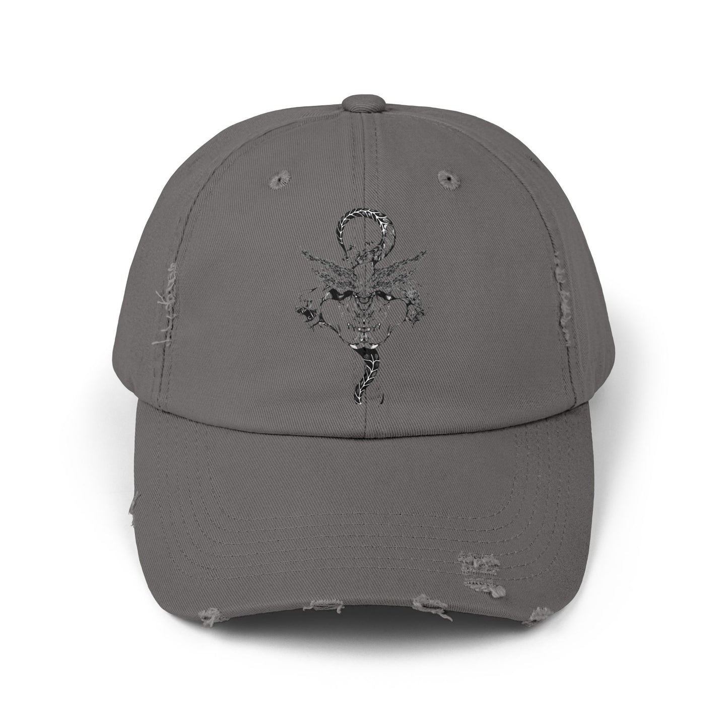 Anime Hat - Jujutsu Kaisen Mahoraga Character Name Distressed Cap
