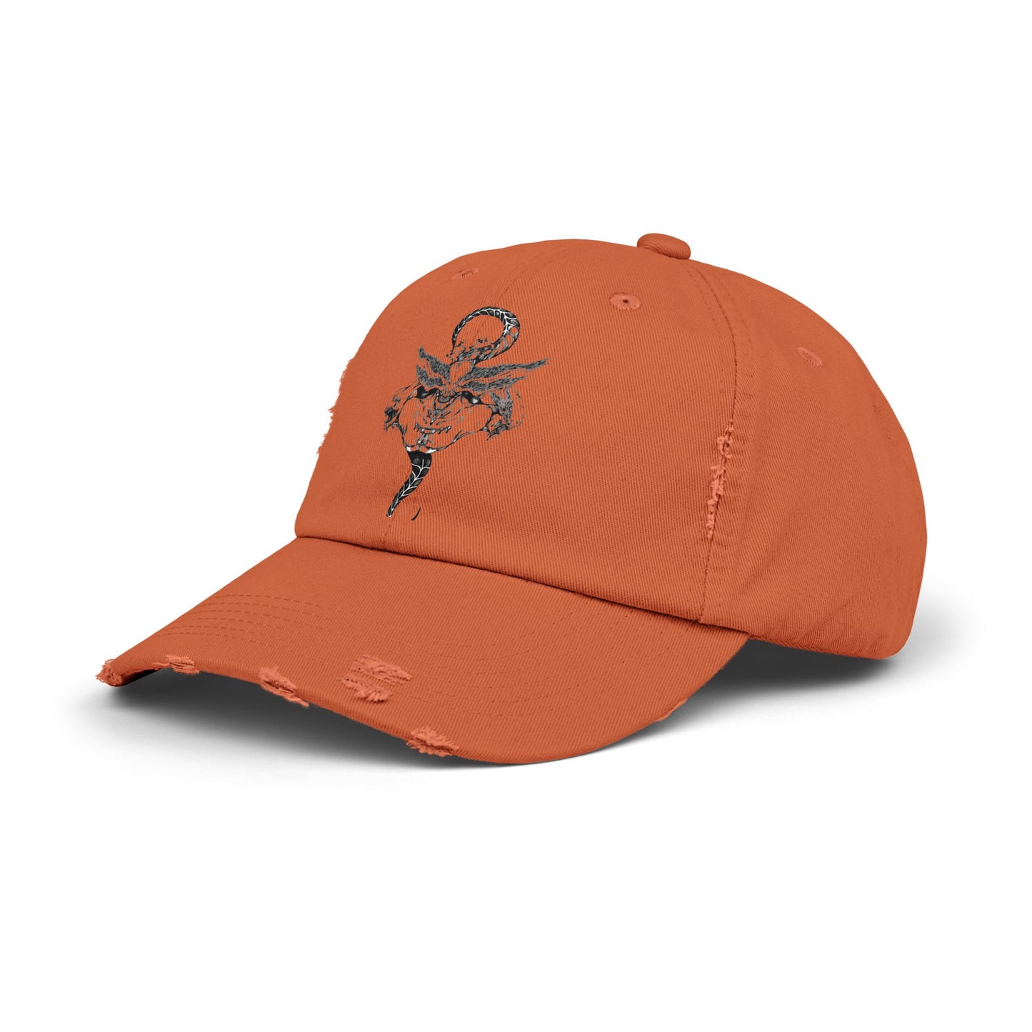 Anime Hat - Jujutsu Kaisen Mahoraga Character Name Distressed Cap
