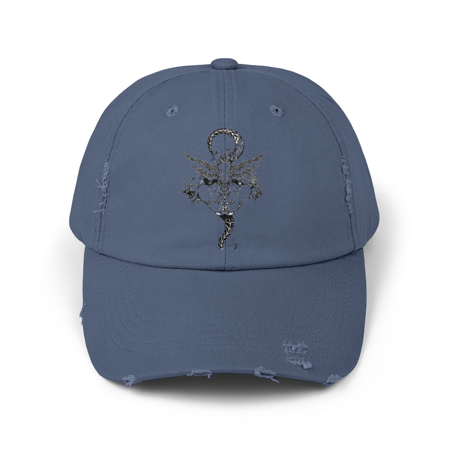 Anime Hat - Jujutsu Kaisen Mahoraga Character Name Distressed Cap