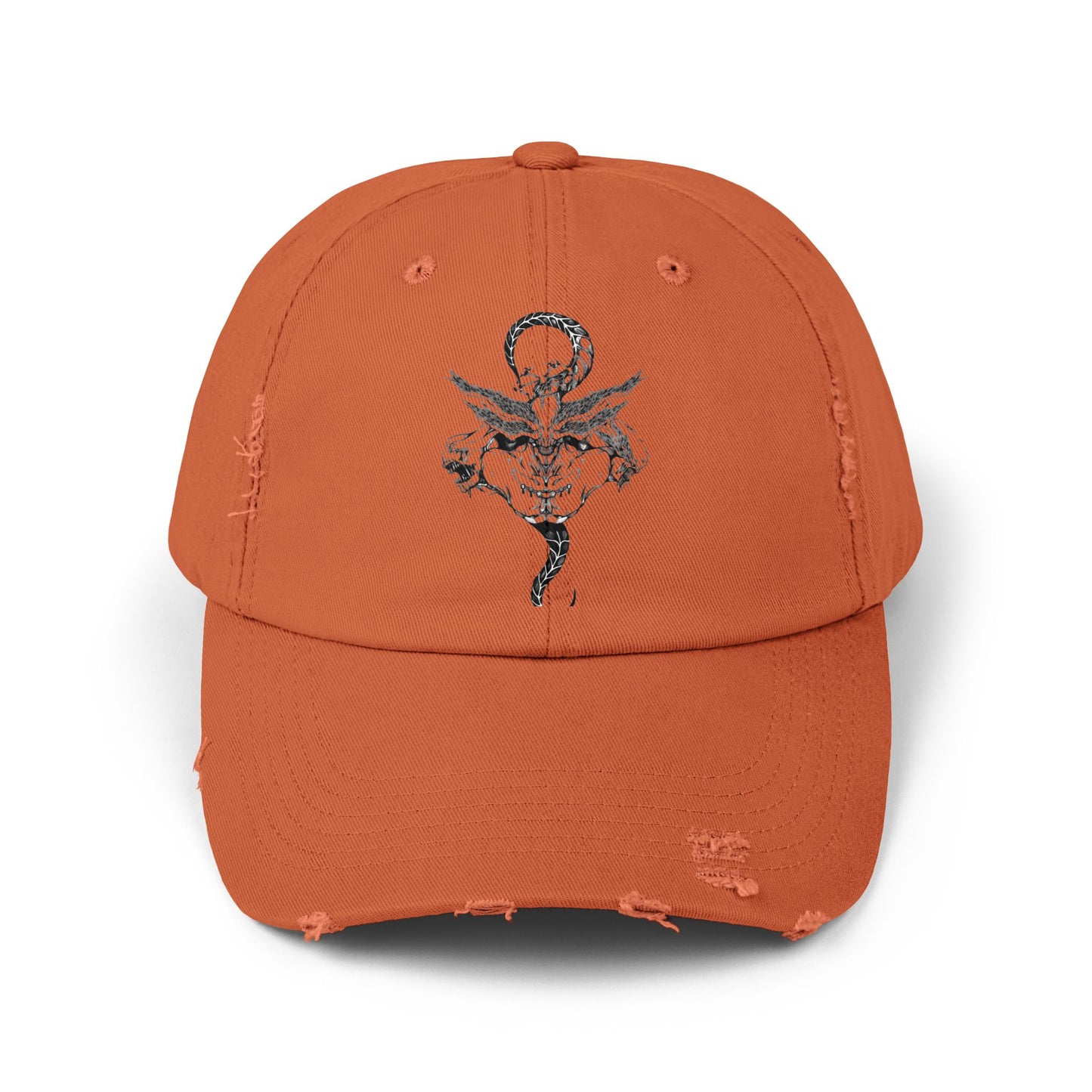 Anime Hat - Jujutsu Kaisen Mahoraga Character Name Distressed Cap
